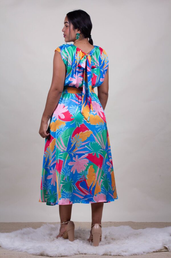 Vestido estampado de colores