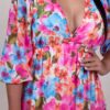 Vestido estampado flores