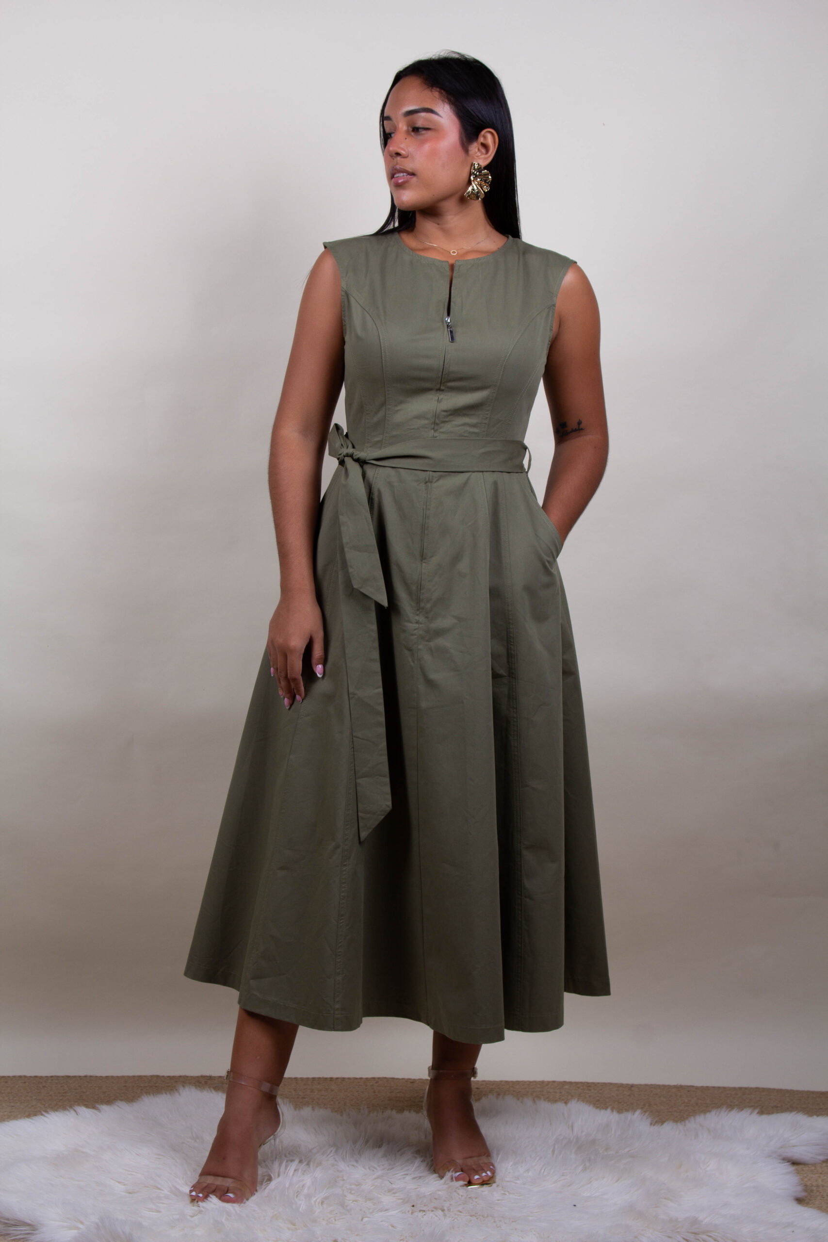 Vestido Verde, Blanco