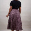 Falda larga print