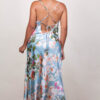 Vestido menta estampado