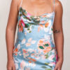 Vestido menta estampado