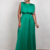 Vestido Beige, Verde.
