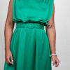 Vestido Beige, Verde.