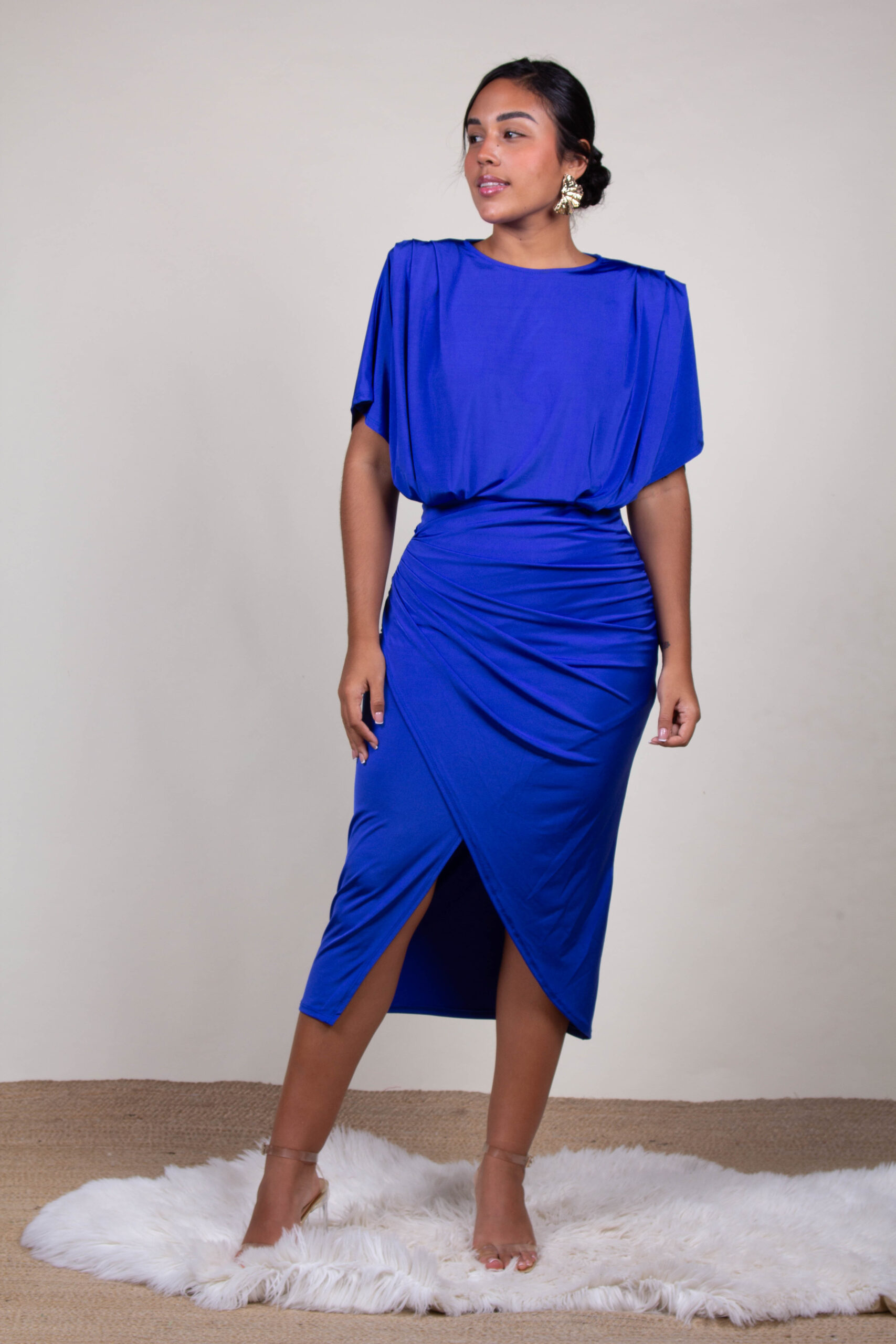 Vestido Rojo ,Azul