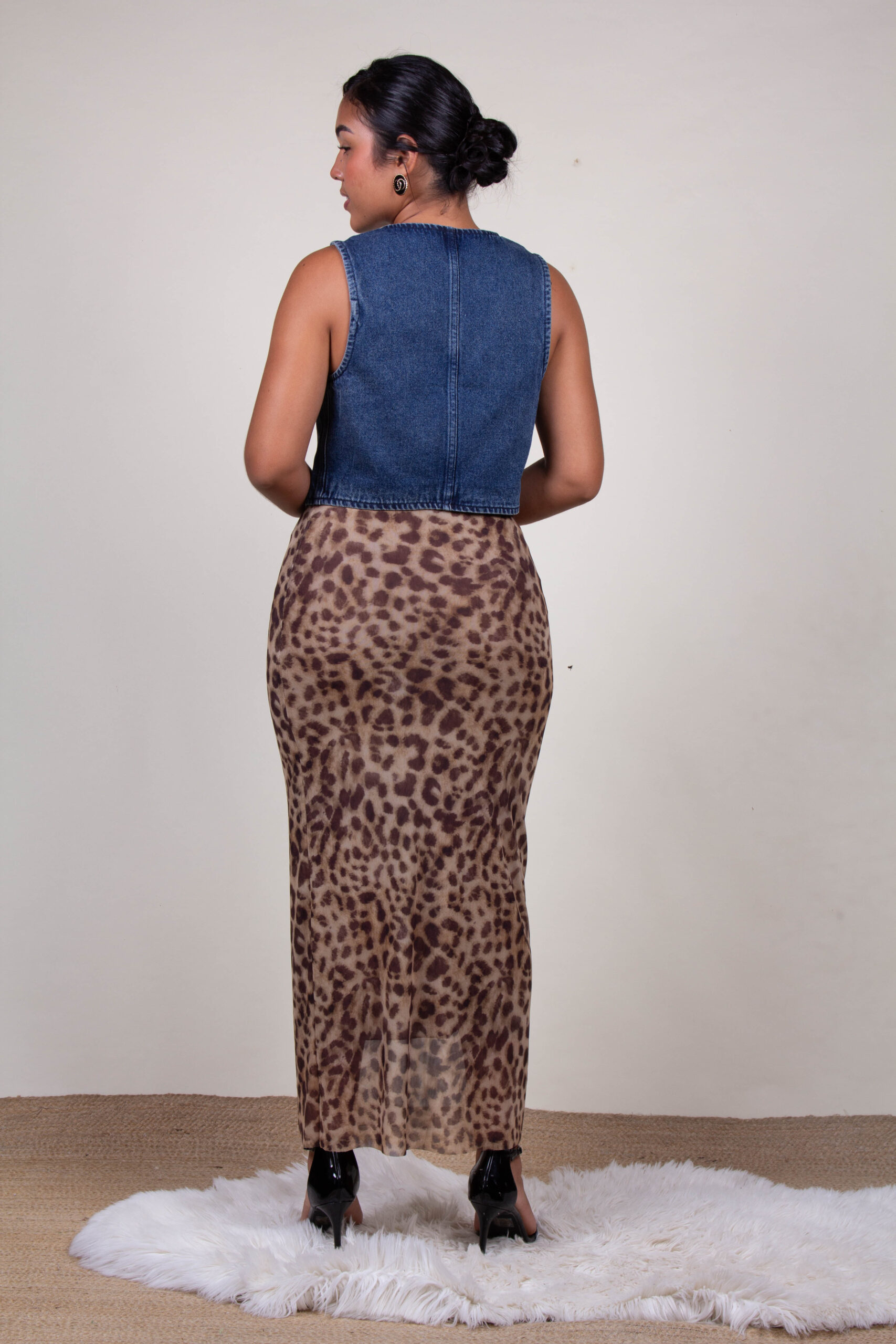 Falda print