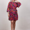 Vestido corto estampado