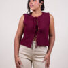 Blusa de lazos