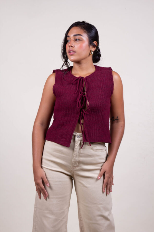 Blusa de lazos