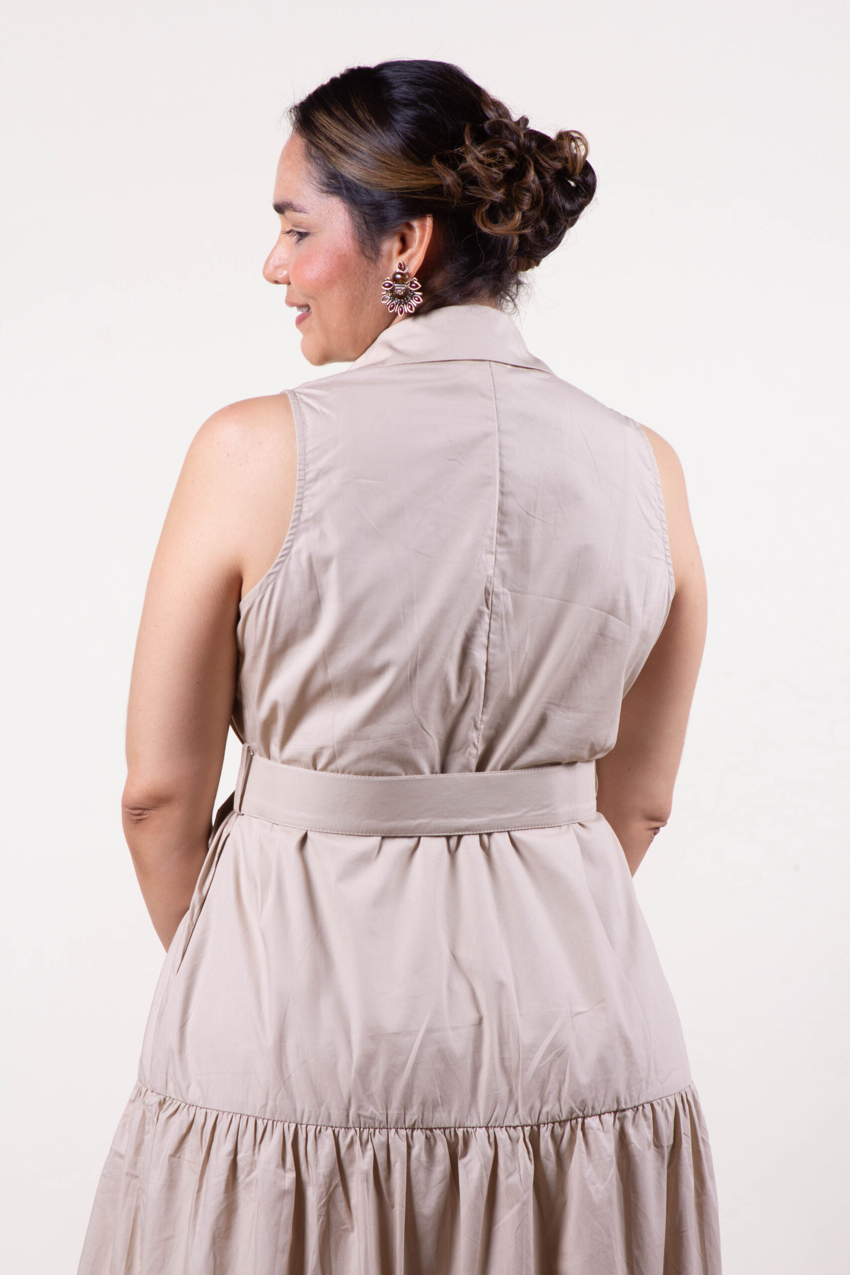 Vestido Beige