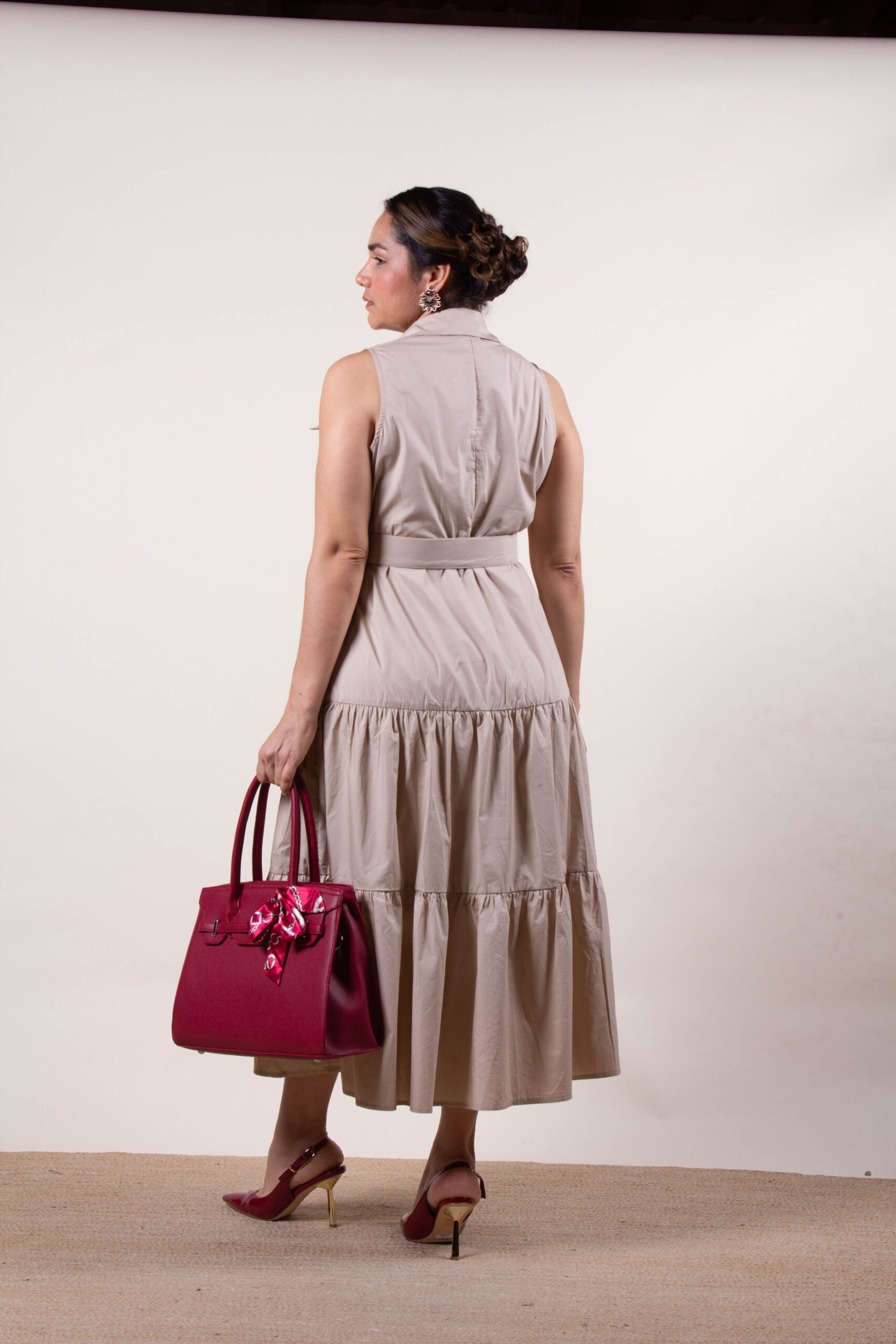 Vestido Beige