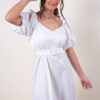 Vestido Blanco, Terracota.