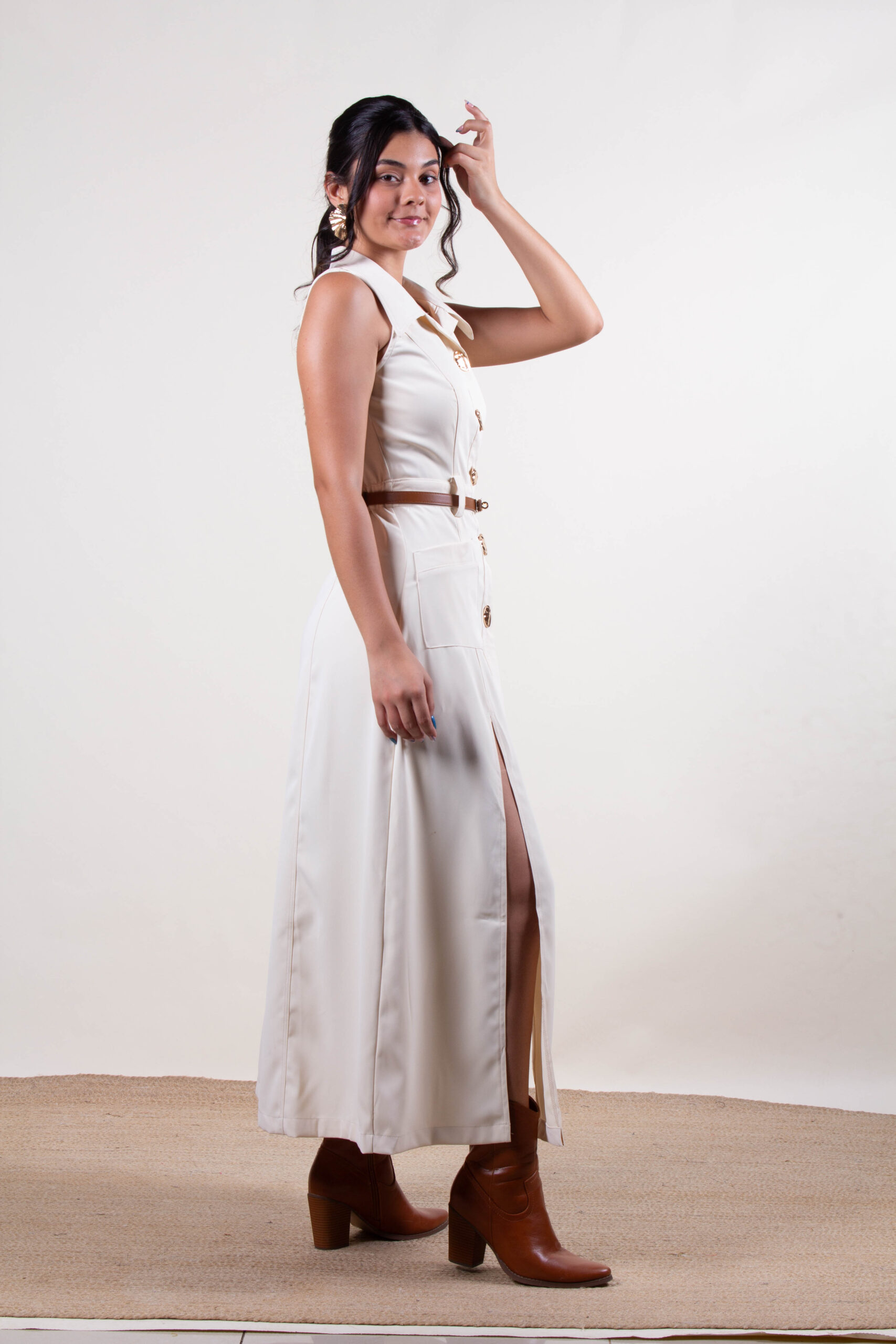 Vestido Beige
