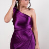 Vestido elegante satinado