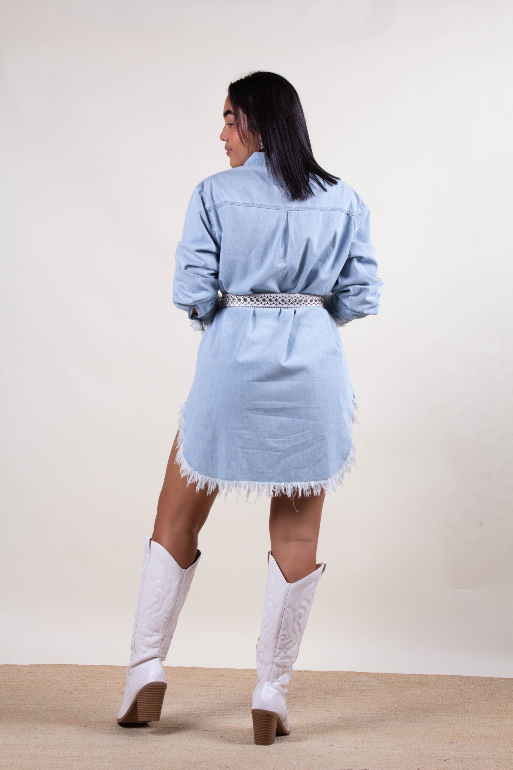 Vestido Mezclilla celeste