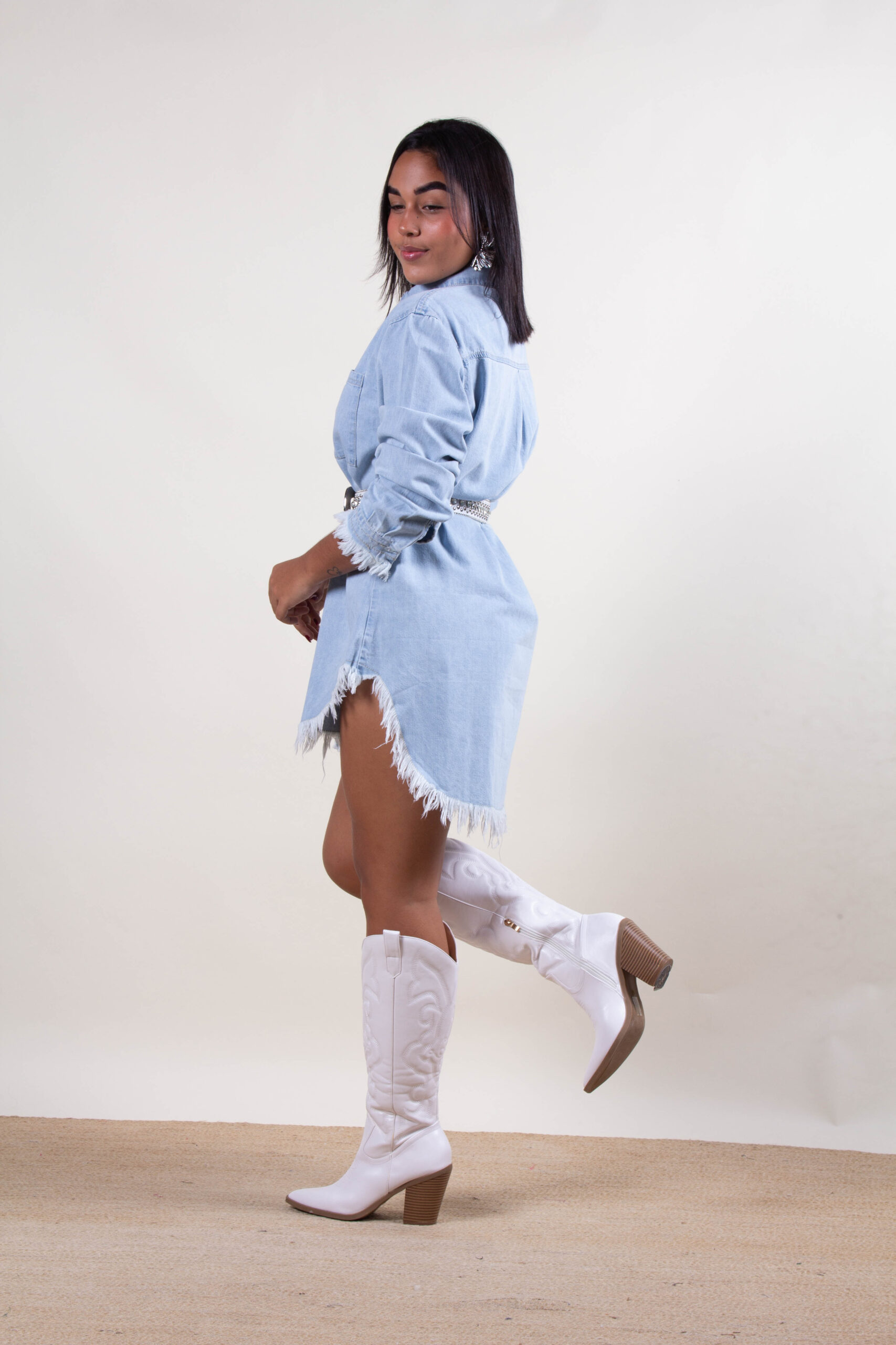 Vestido Mezclilla celeste