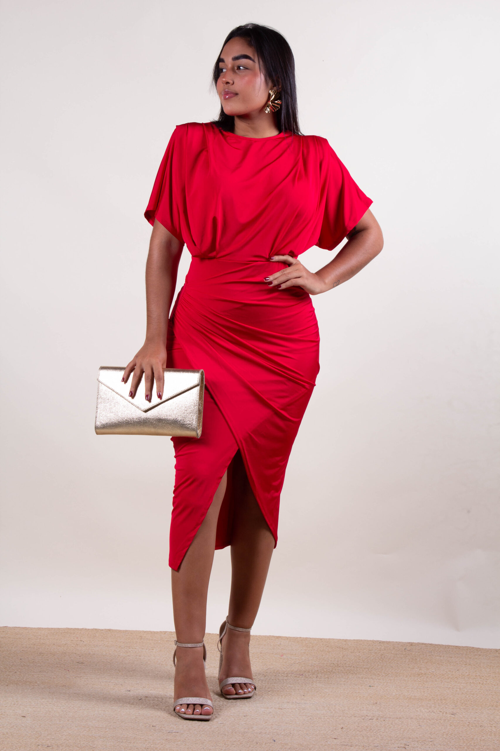 Vestido Rojo ,Azul