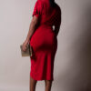 Vestido Rojo ,Azul
