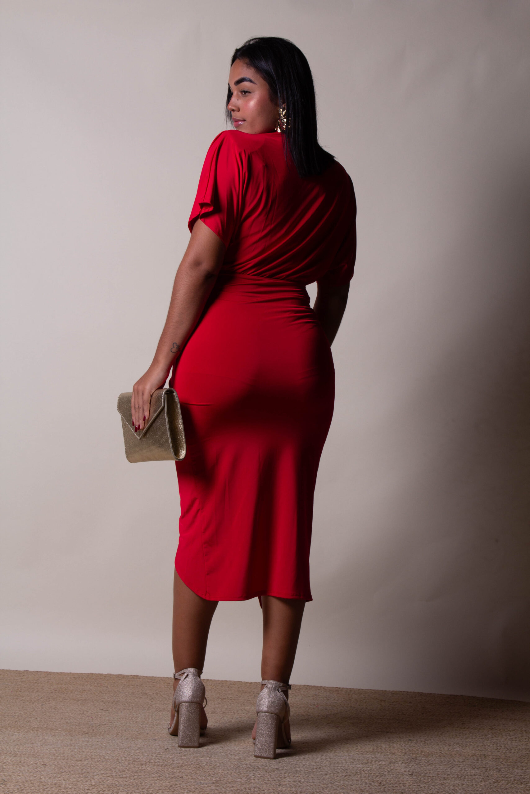 Vestido Rojo ,Azul