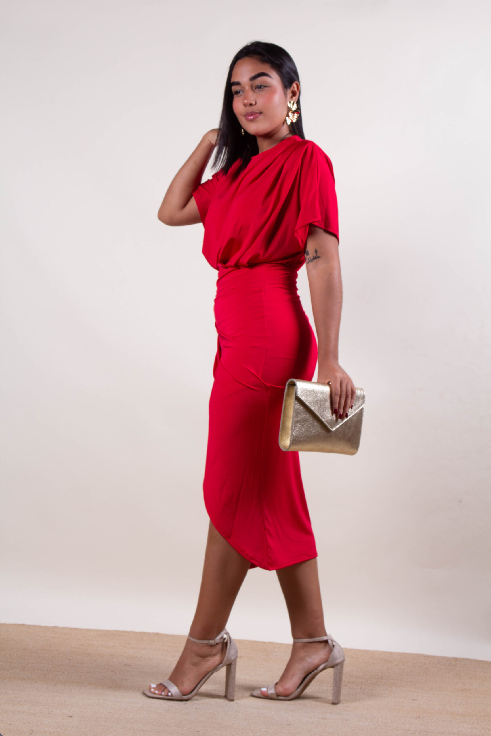 Vestido Rojo ,Azul