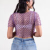 Blusa de lentejuelas y perlas