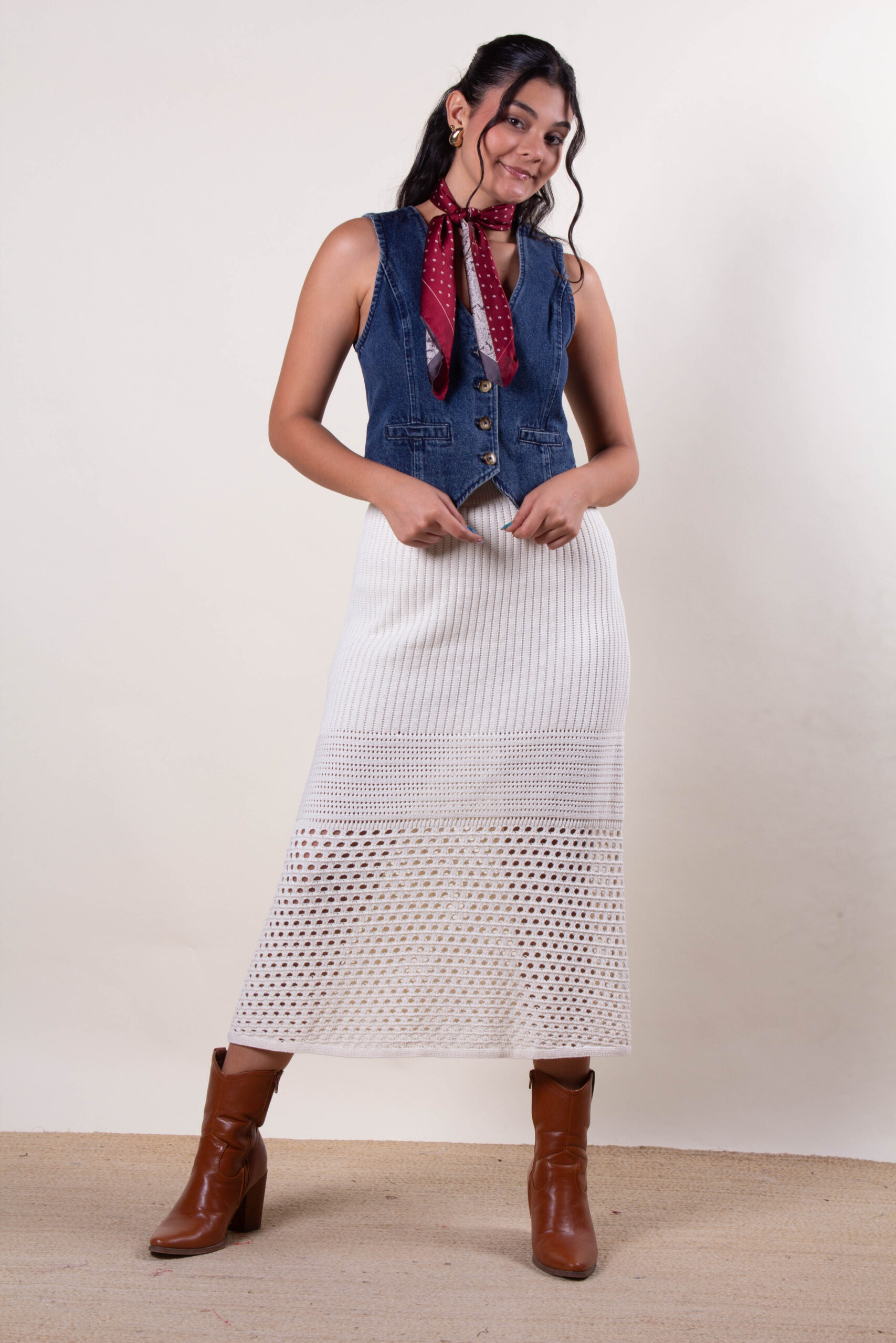 Chaleco de mezclilla