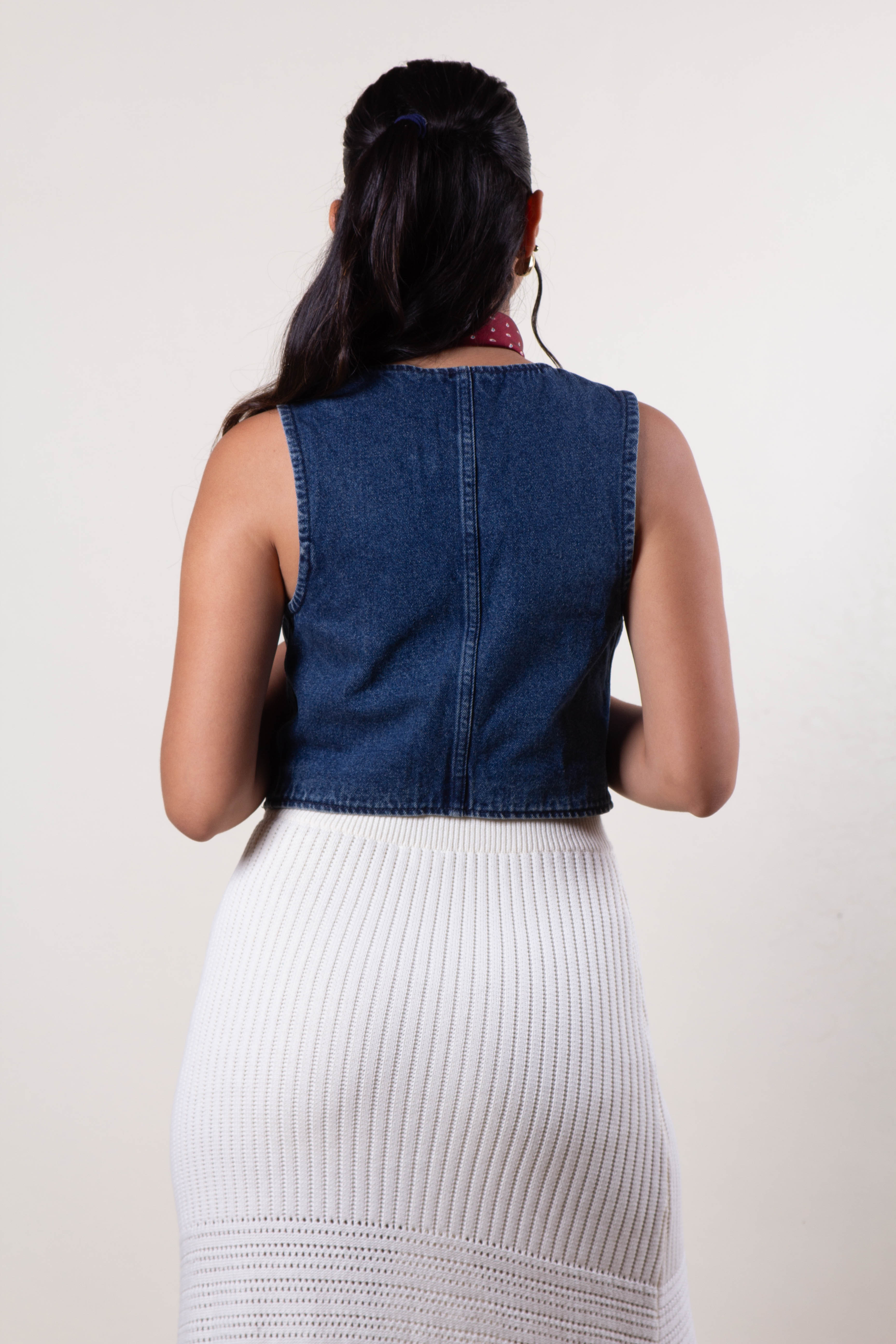 Chaleco de mezclilla