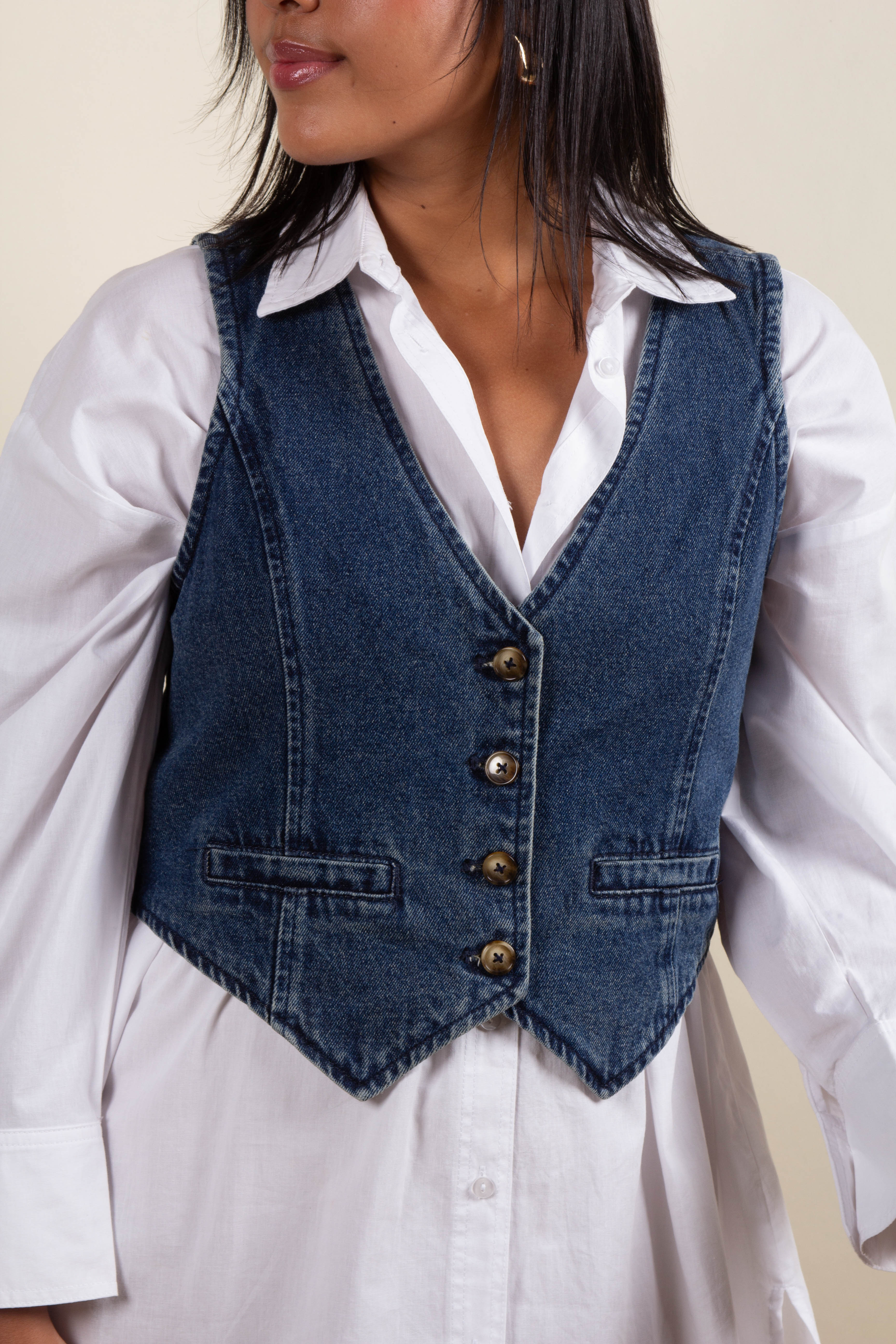 Chaleco de mezclilla