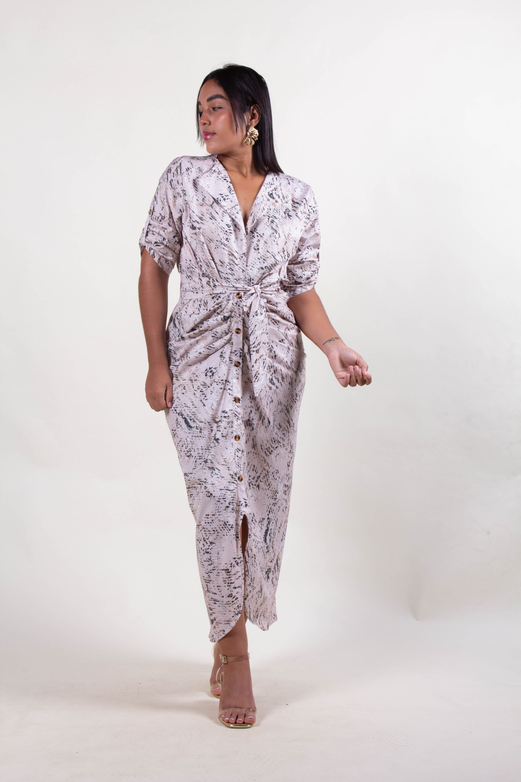 Vestido Beige