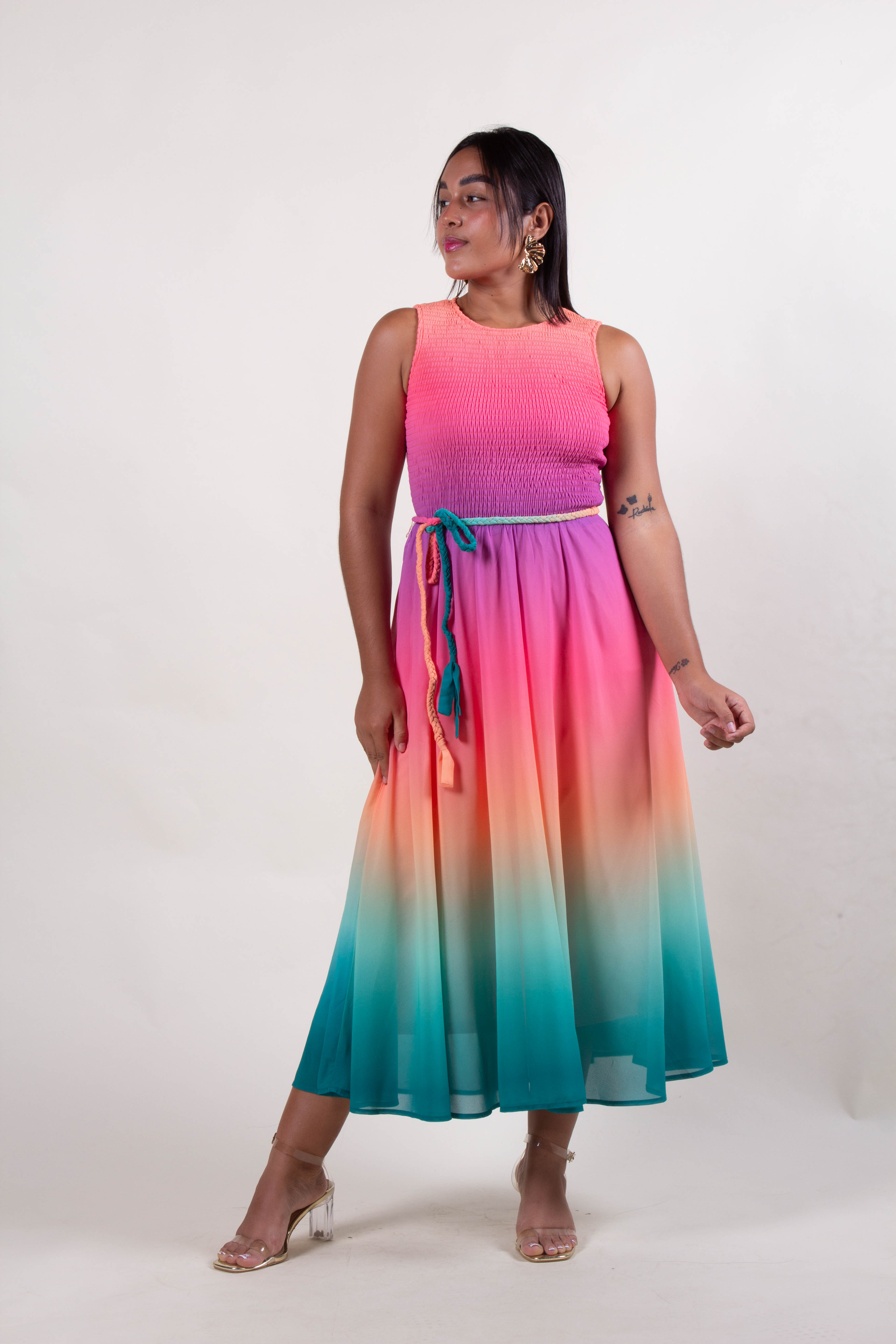 Vestido multicolor