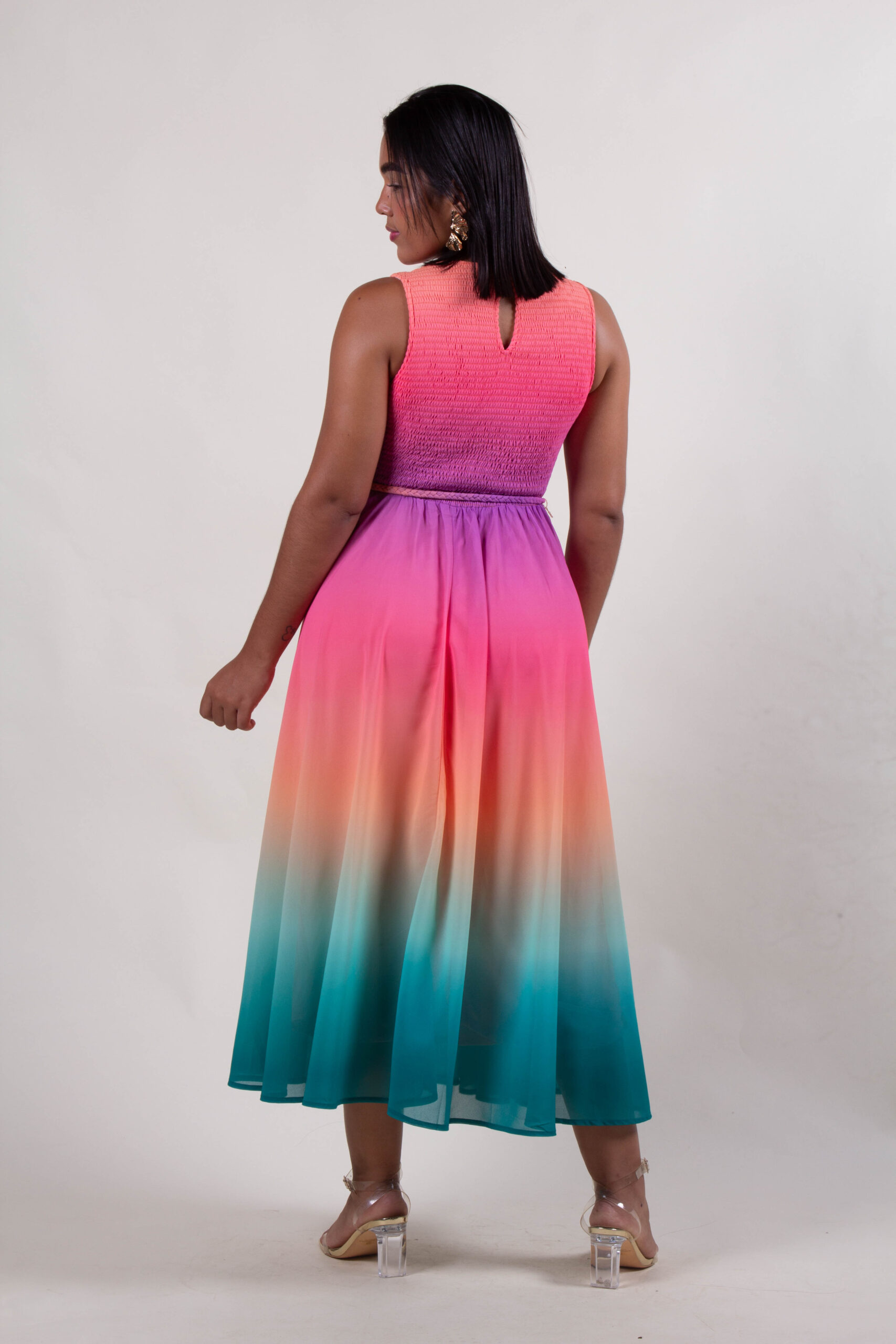 Vestido multicolor