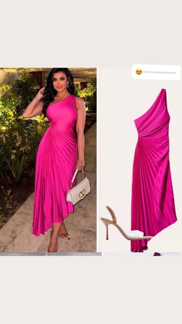 Vestido elegante satinado