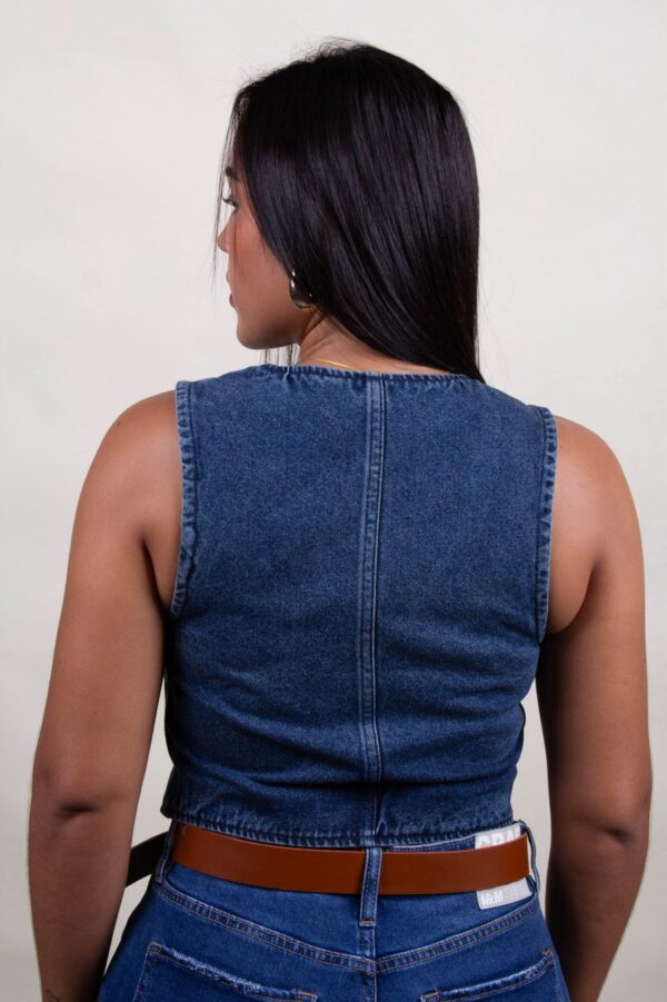 Chaleco de mezclilla