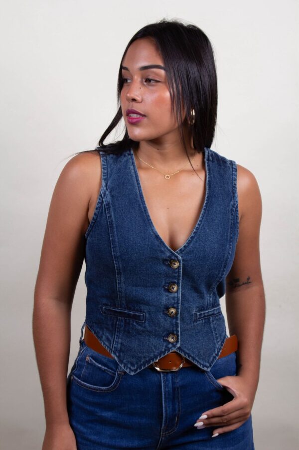 Chaleco de mezclilla