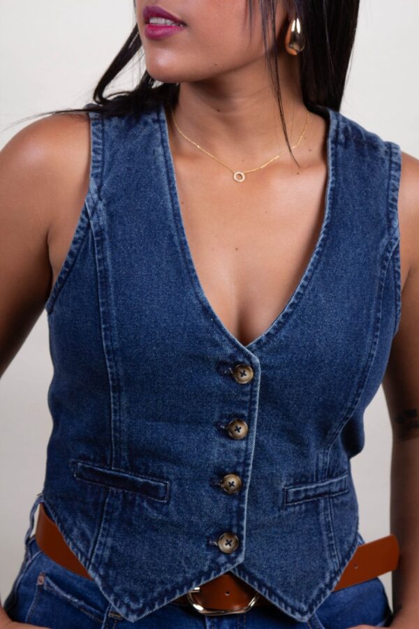 Chaleco de mezclilla