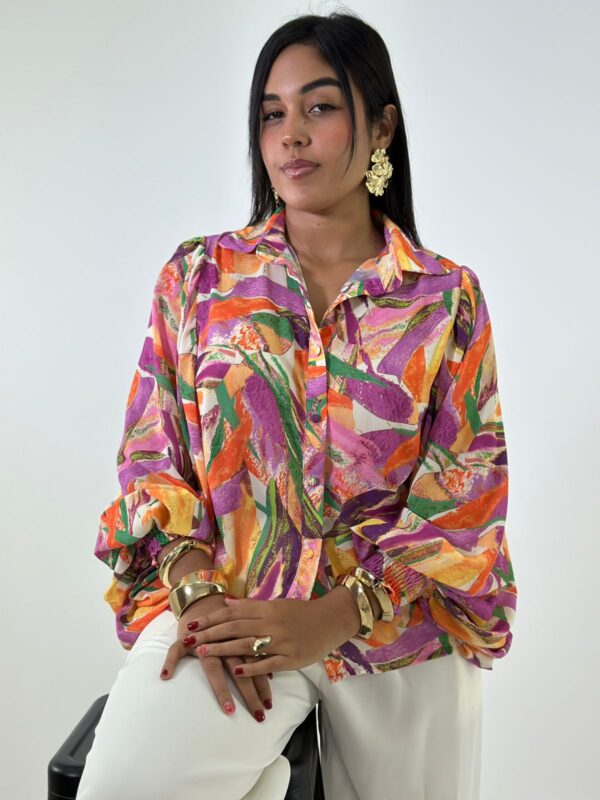 Blusa stampada