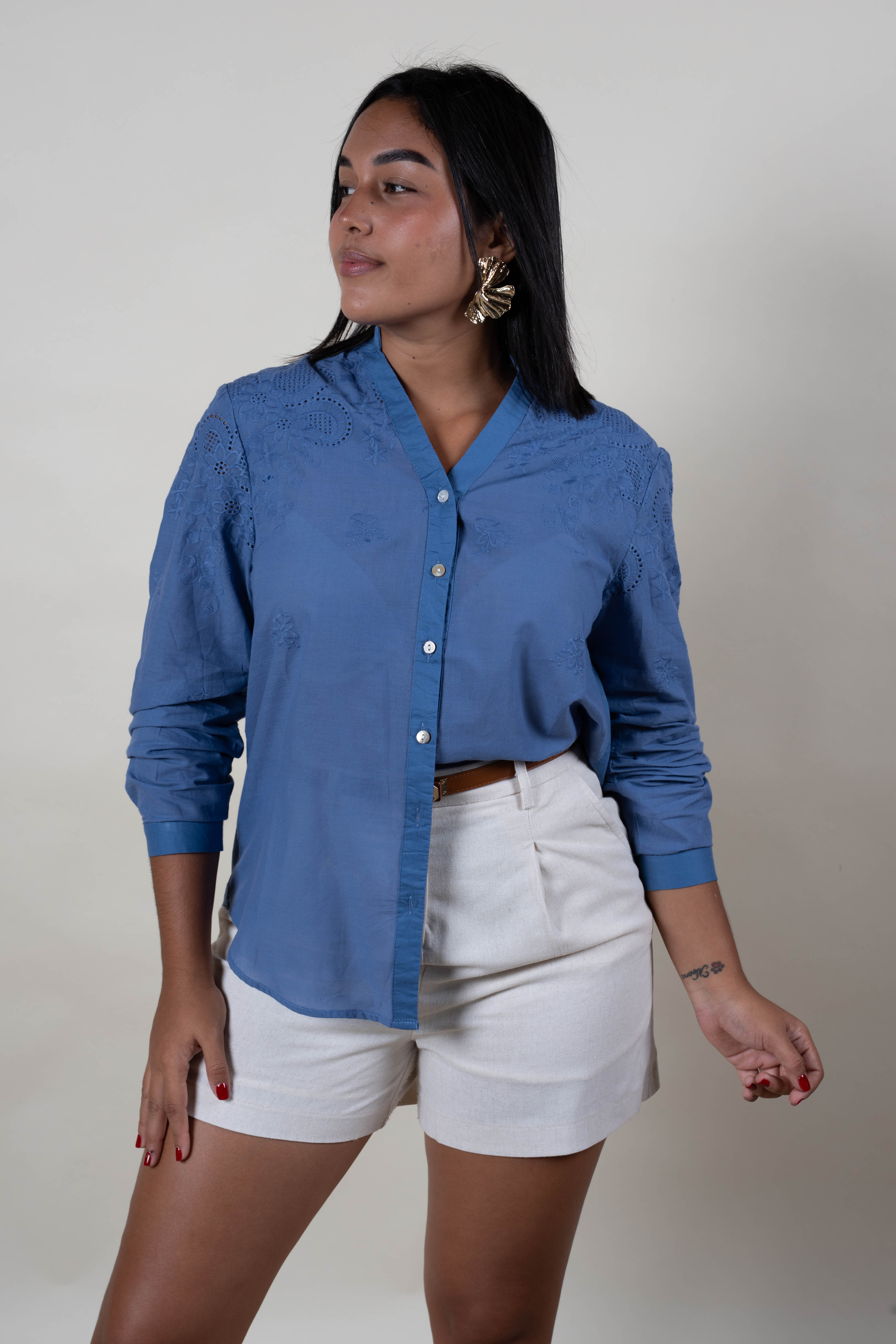 Blusa azul