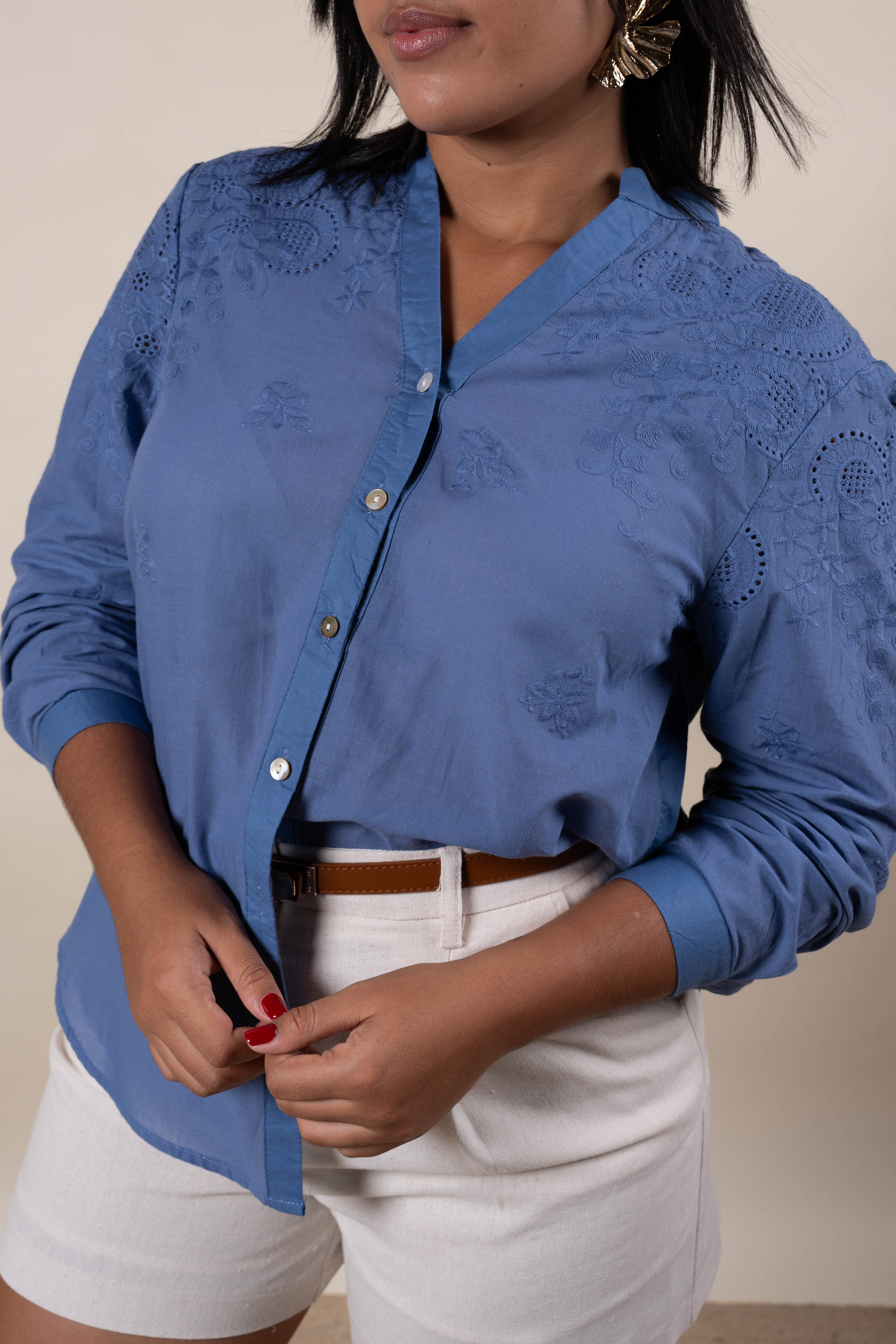 Blusa azul