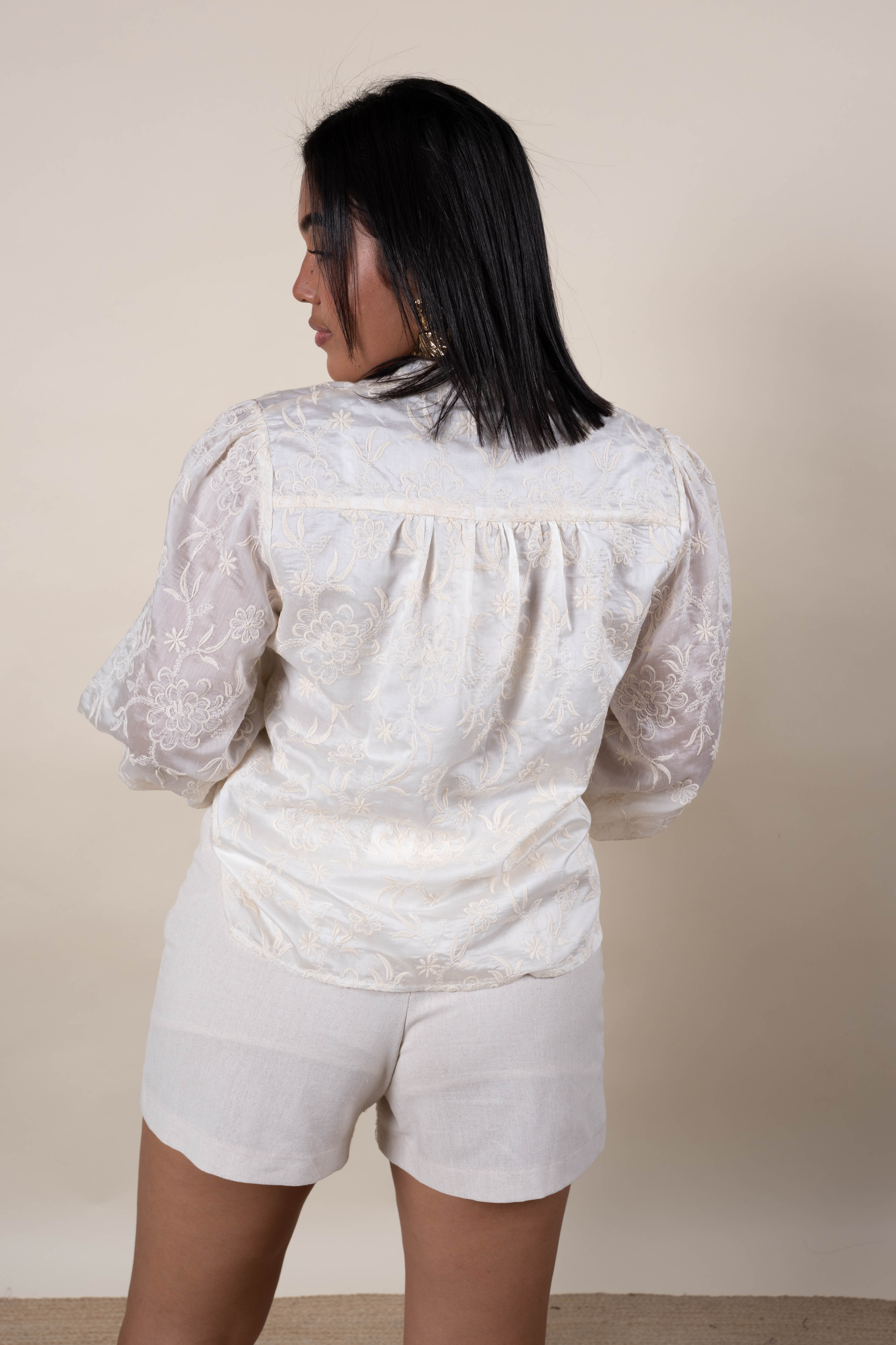 Blusa crema