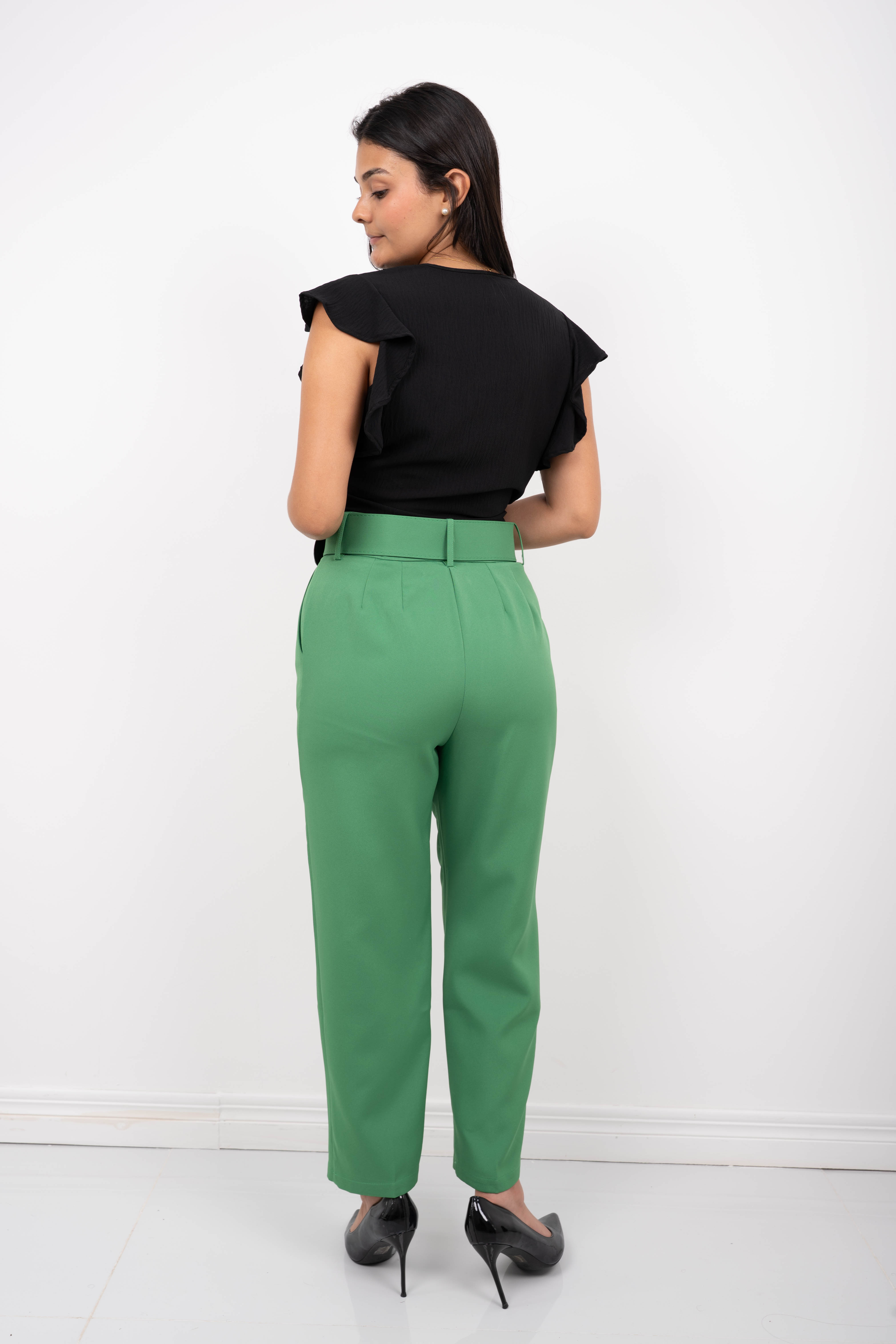 Pantalones con Cinturón