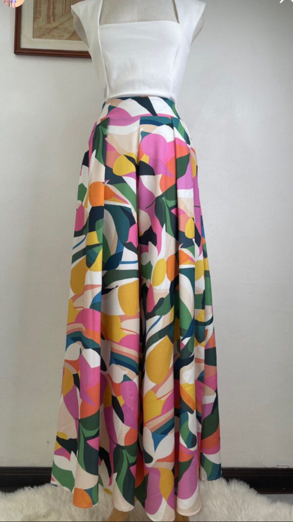 Pantalón palazo estampado
