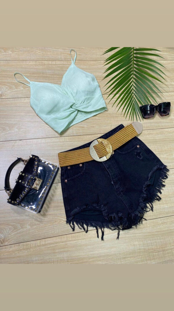 Crop top Verde, Beige