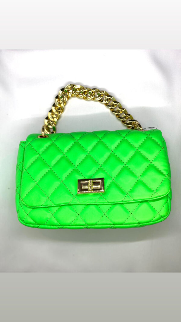 Bolso verde limon