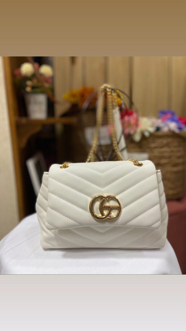 Bolso Negro, Beige, Blanco