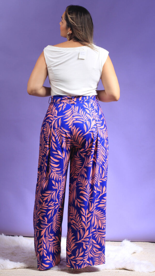 Pantalon palazo estampado