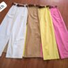 Pantalones lino strech