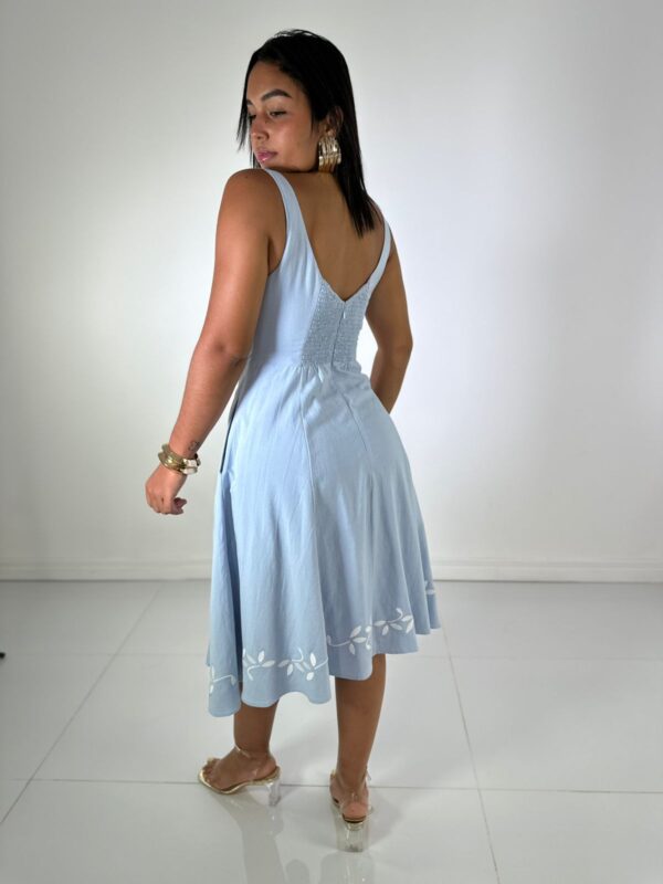 Vestido celeste