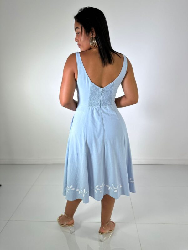 Vestido celeste