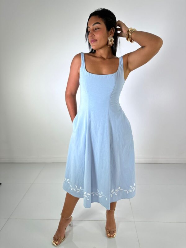 Vestido celeste