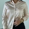 Blusa satinada
